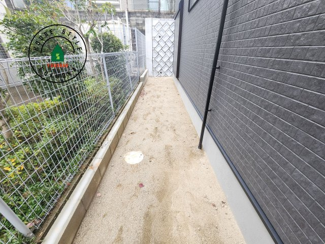 福岡市東区若宮4丁目第3-5棟（3号棟）の庭|お庭で自由な時間を過ごせます。