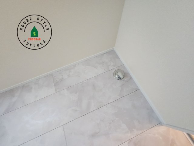 福岡市東区若宮4丁目第3-5棟（3号棟）の内観：施工例|ランドリースペースとなります。広々して有効的にご使用できます。 