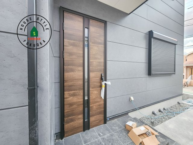 福岡市東区若宮4丁目第3-5棟（4号棟）の外観：施工例|おでかけの時も帰った時も、「我が家」を最初に感じでもらえる素敵な空間に。