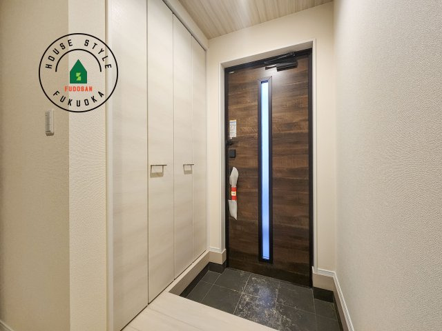 福岡市東区若宮4丁目第3-5棟（4号棟）の内観：施工例|二重ロックでしっかり防犯対策ができます。