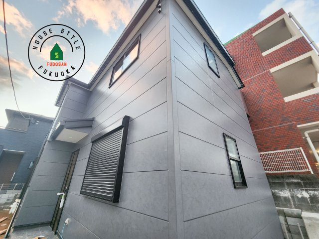 福岡市東区若宮4丁目第3-5棟（4号棟）の外観|デザイン性のある外観です。