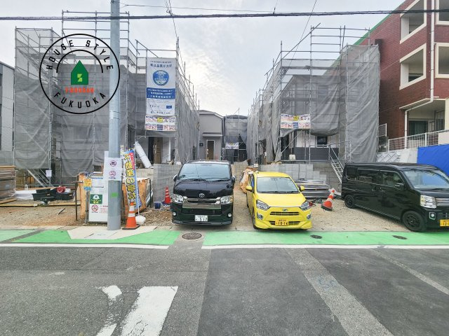 福岡市東区若宮4丁目第3-5棟（3号棟）の前面道路含む現地写真|見学の時間などお気軽にお問い合わせ下さい。