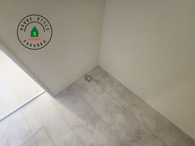 那珂川市後野1丁目第2-2棟（1号棟）の内観：施工例|ランドリースペースとなります。広々して有効的にご使用できます。 