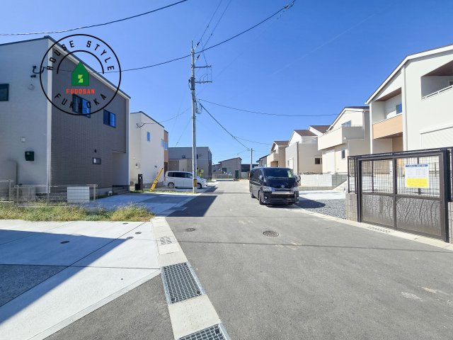 糟屋郡須恵町須恵第8-5棟（5号棟）の前面道路含む現地写真|前面道路です。