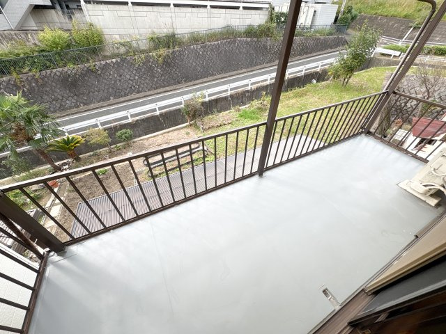 奈良市帝塚山貸家のバルコニー