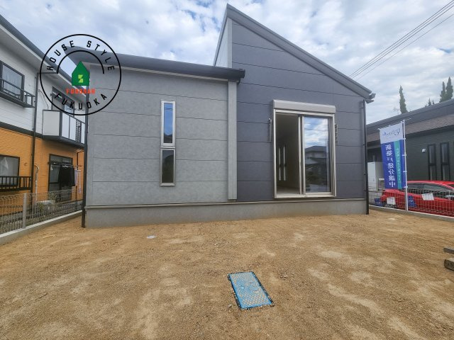 糟屋郡新宮町夜臼2丁目第1-4棟（1号棟）の外観|デザイン性のある外観です。