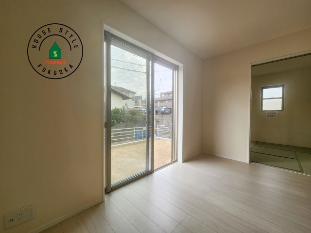 糟屋郡新宮町夜臼2丁目第1-4棟（1号棟）の展望|眺望や窓からの景色が良いと、家で過ごす時間も快適です。