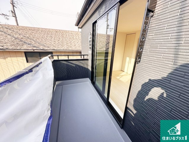 高砂市曽根町　第8期　新築一戸建てのバルコニー|日当たりのよいバルコニー！お部屋が開放的に！