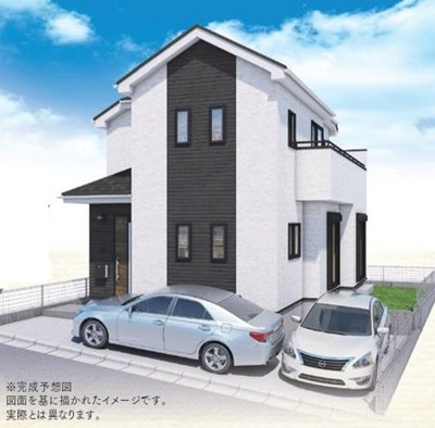 【外観パース】 | 綾瀬市寺尾釜田3丁目 新築戸建て 全1棟【仲介手数料無料】 | 海老名市を中心に地域密着で営業♪不動産のことなら「大樹不動産」へ