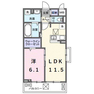 【間取り】 | ベル　ハイネス