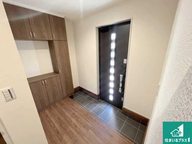 赤穂市加里屋　第3期　新築一戸建ての外観|周辺は落ち着いた街並みの住宅地！子育てがしやすい住環境です！まだ未完成ですが、現地でしかわからない事もございます。是非一度ご覧ください。