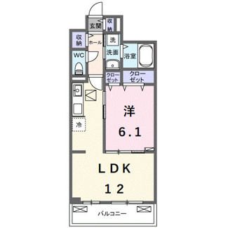 【間取り】 | ベル　ハイネス