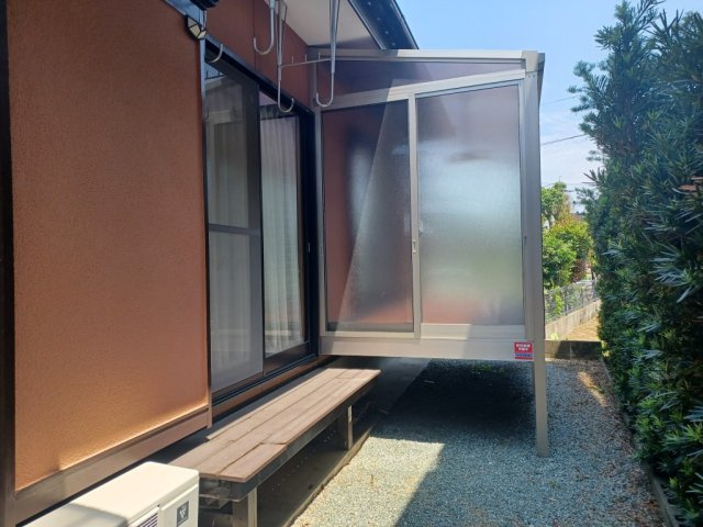 熊本市南区富合町杉島の中古一戸建の外観|サンルーム
