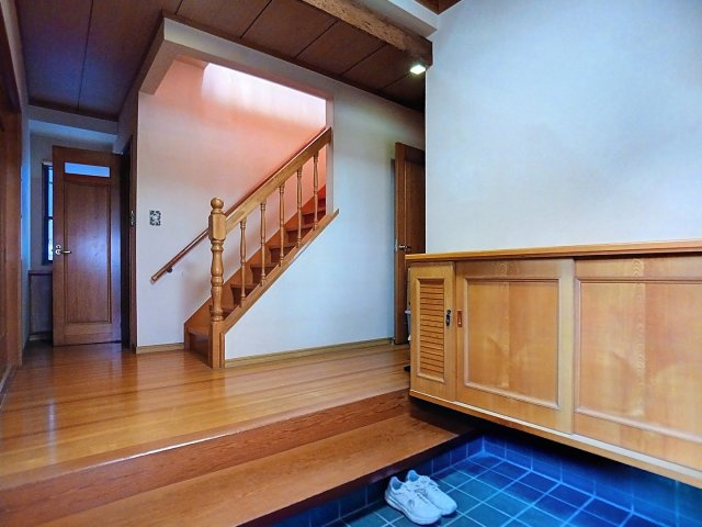 熊本市南区富合町杉島の中古一戸建の玄関