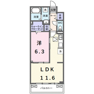 【間取り】 | ベル　ハイネス