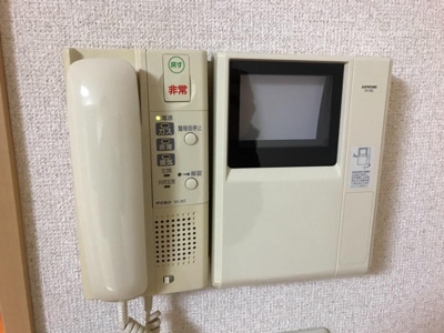 【セキュリティ】 | パピエ | モニタ付きインターホンで安心