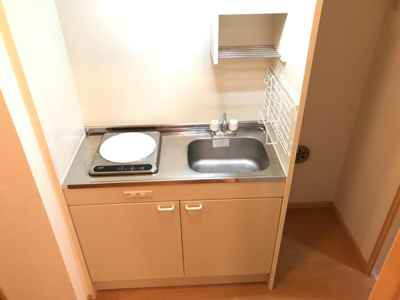 【キッチン】 | パピエ | 使いやすいミニキッチン付き