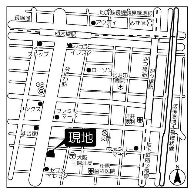 樹樹ガーデンの地図