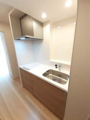 【キッチン】 | ウェルスフォンテ櫛ケ浜Ａ | お料理しやすいキッチンです