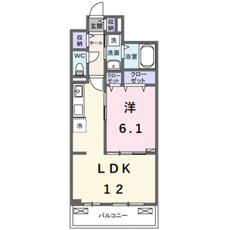 【間取り】 | ベル　ハイネス