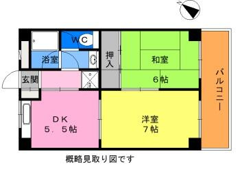 サザンフォレスト山手の間取り