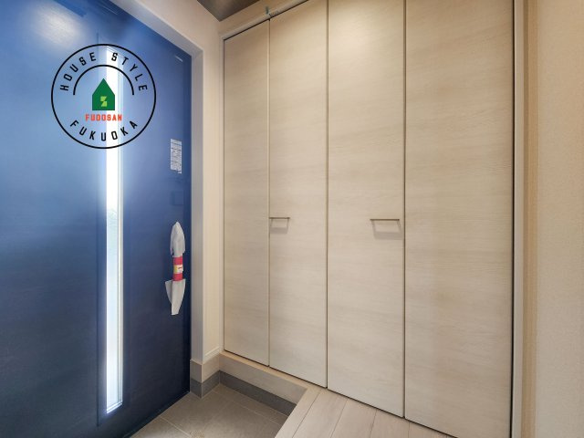 小郡市寺福童第1-3棟（2号棟）の内観：施工例|二重ロックでしっかり防犯対策ができます。