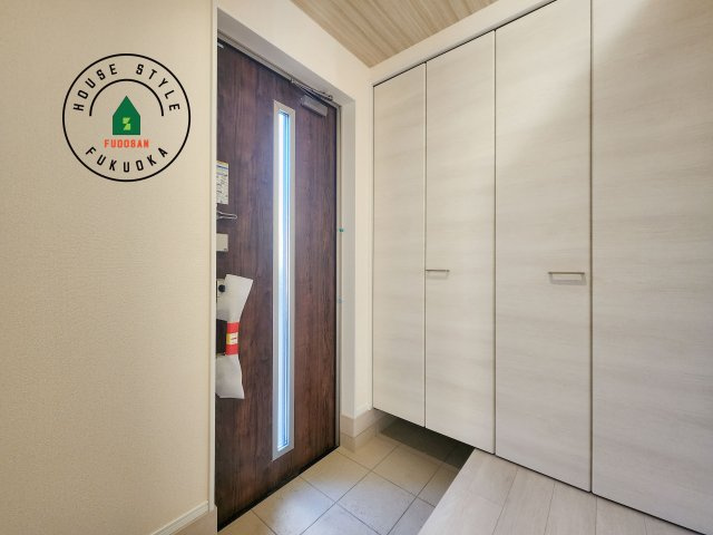 小郡市寺福童第1-3棟（3号棟）の内観：施工例|二重ロックでしっかり防犯対策ができます。