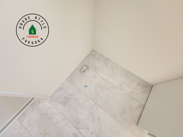 小郡市寺福童第1-3棟（3号棟）の内観：施工例|ランドリースペースとなります。広々して有効的にご使用できます。 