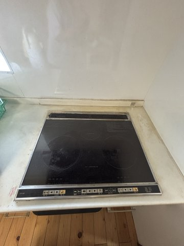 【キッチン】 | 山鹿市城 | ☆3口ＩＨクッキングヒーター☆安全で掃除も簡単です！☆
