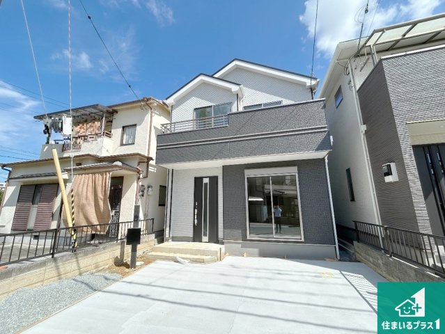 明石市魚住町西岡　新築一戸建ての外観|お客様に長く安心して住んでいだだける事にこだわった家づくり！住んでからのアフターサービスにもしっかりと取り組んでいます！