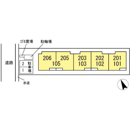 フォルトゥーナ北葉の玄関