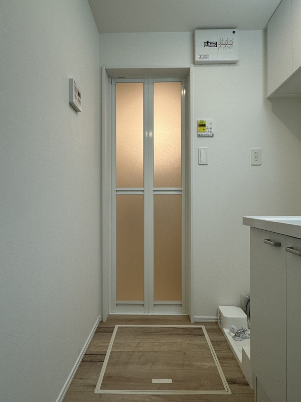 スペースが確保できる洗面所です