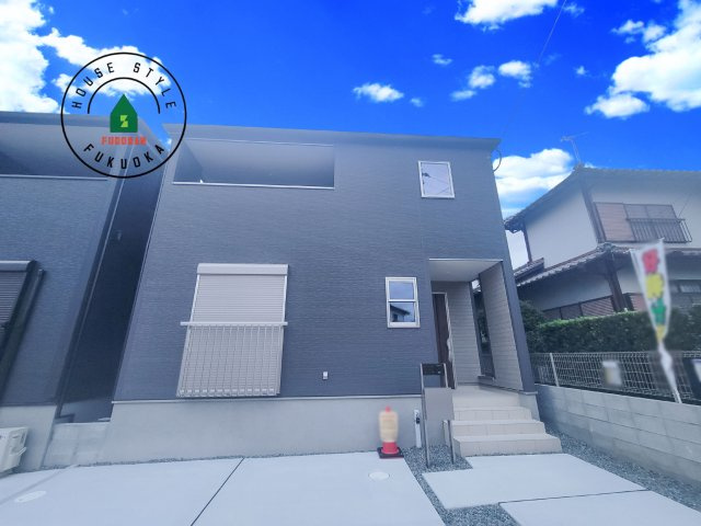 福津市若木台2丁目第1-2棟（2号棟）の外観|デザイン性のある外観です。