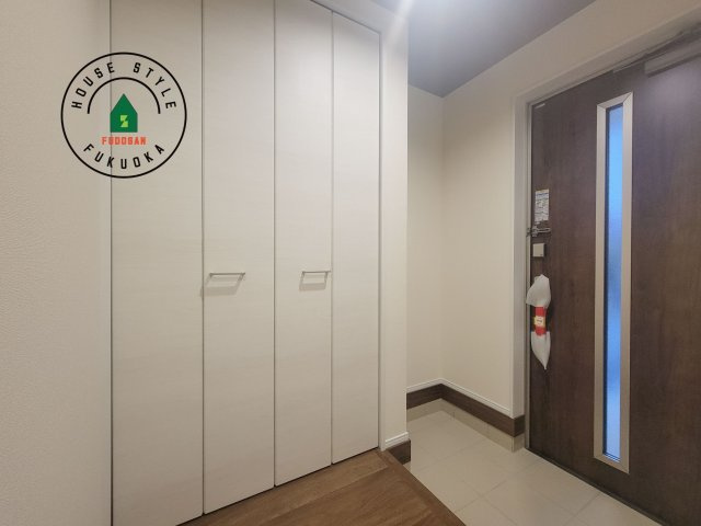 福津市若木台2丁目第1-2棟（2号棟）の防犯設備|二重ロックでしっかり防犯対策ができます。