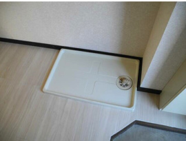 嬉しい室内洗濯機置き場