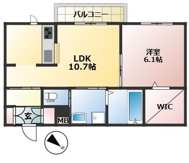 コレット中野の間取り