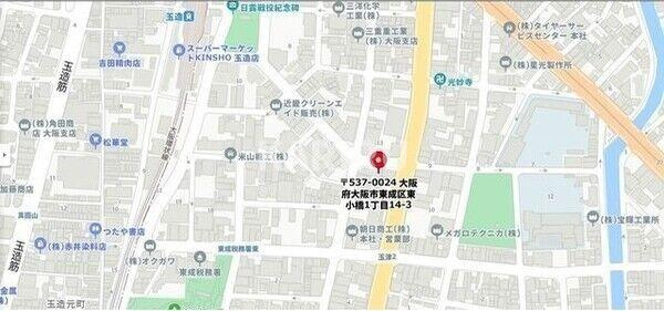 OM玉造Ⅲ の地図