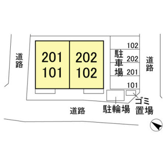 【区画図】 | ウエストハイム　Ⅲ