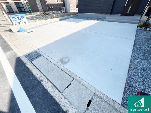 姫路市大津区勘兵衛町　新築一戸建ての駐車場|駐車スペース！散水栓があるので、こまめに愛車を洗えます！