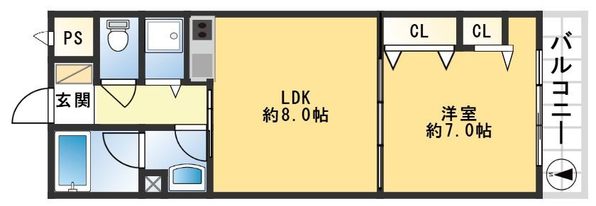 アルシェ垂水の間取り