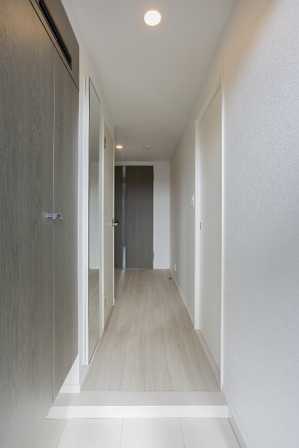 エンクレスト大博通りAPEXの玄関|シンプルで使いやすい玄関です