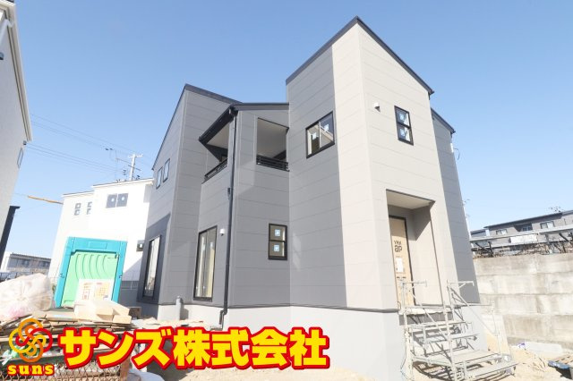 須賀川市森宿字安積田　　　　4号棟　　　西袋第1小学校、西袋中学区　の外観パース