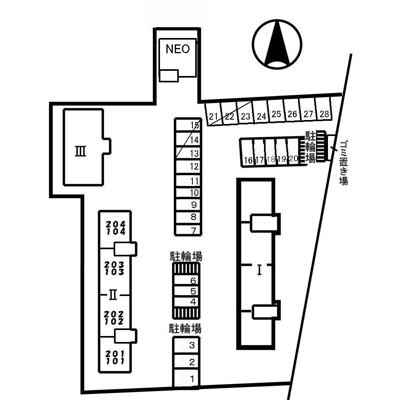 【駐車場】 | アルエット2(アルエットⅡ)