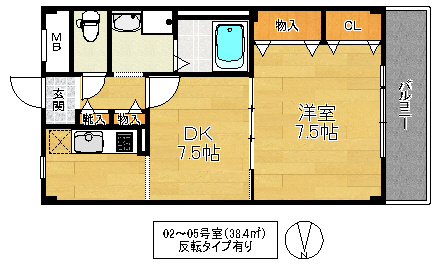アージュ・ヴェールの間取り