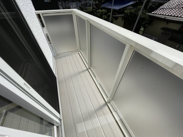 スカイタウン土気のバルコニー