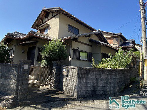 静市市原町 建築条件無し 土地の外観