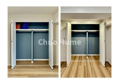 【収納】 | ルイシャトレ綾瀬 | 居室にはクローゼットを完備し、自由度の高い家具の配置が叶うシンプルな空間です。お子様の成長と必要になる子供部屋を与えるにはぴったりの間取りですね。