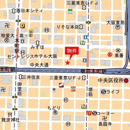 ルーエ本町の地図