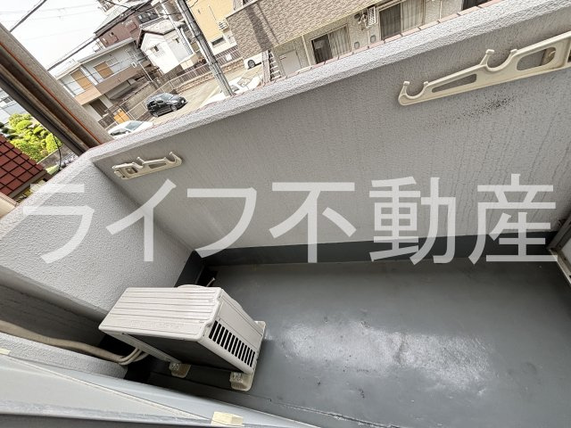 カーザ寿のバルコニー|バルコニー付きです