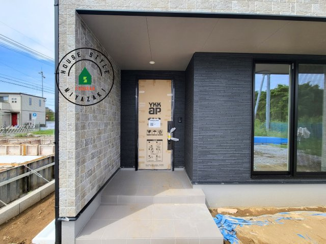 宮崎市島之内Ⅱ期（2号棟）の外観：施工例|おでかけの時も帰った時も、「我が家」を最初に感じでもらえる素敵な空間に。